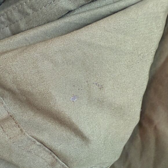 Vintage Eddie Bauer Green Superior Polar Parka Sheep Fur Hood Down Mens Size XL - Picture 12 of 16